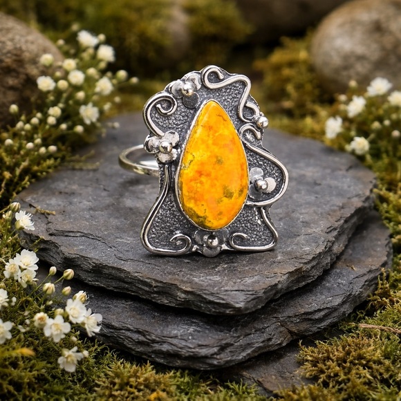 Robin's Nest Jewels Jewelry - Bumblebee Jasper Ring
